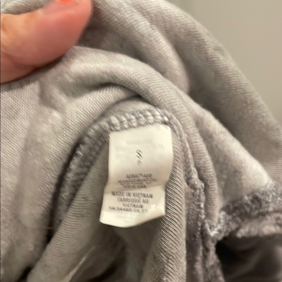 Aerie Gray Animal Print Sweatshirt - Picture 3 of 5